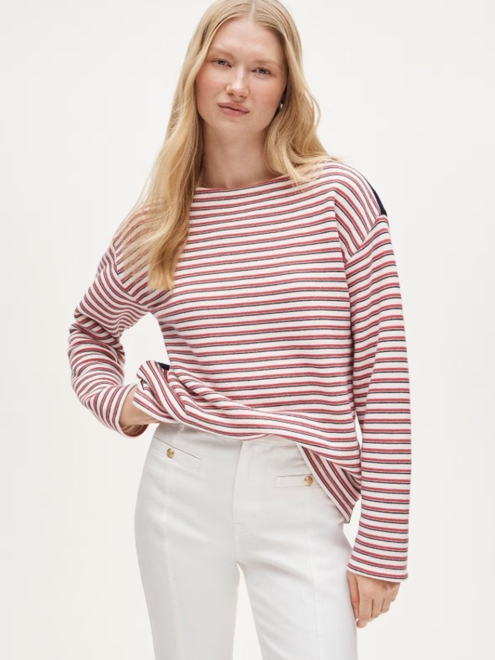 J crew Heritage terry boatneck sweatshirt
Item CS607